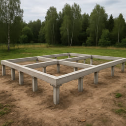 СРФ 8×10 на ЖБ сваях